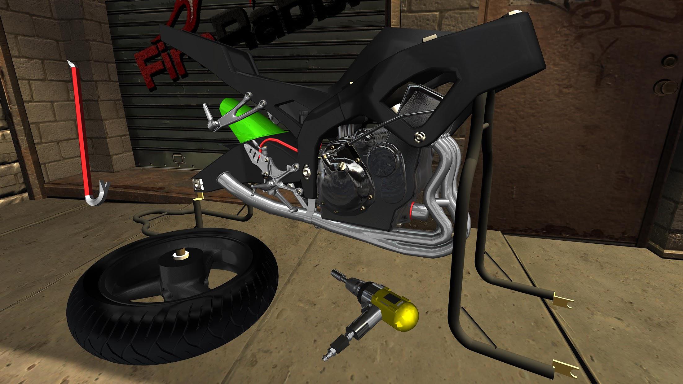 修理我的摩托车: 自行车技工模拟器！ LITE_截图_2