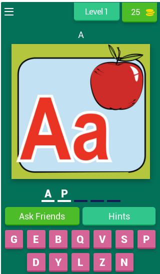 ABC Alphabets Game for kids-Lerning English
