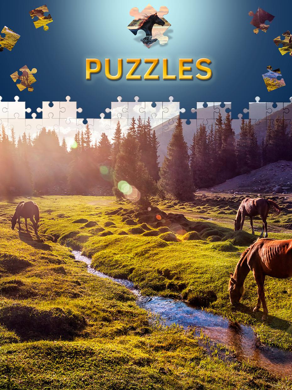 Horses Jigsaw Puzzles Free_截图_2