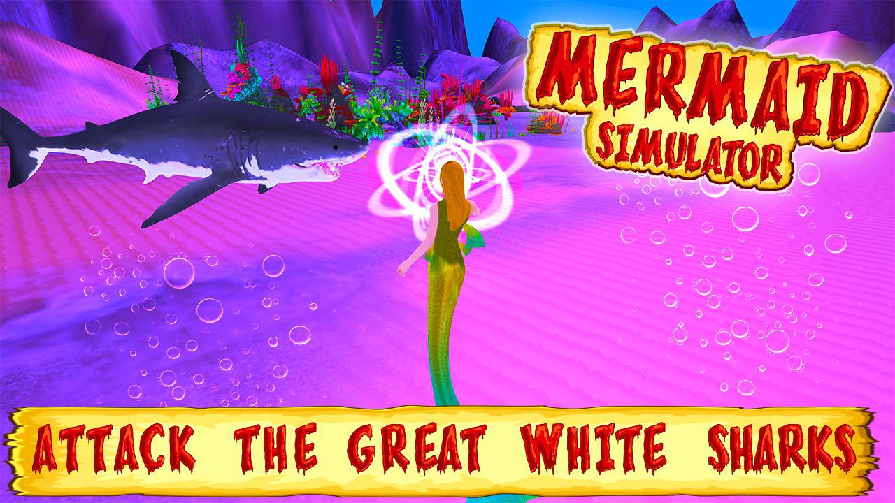 Mermaid simulator 3d game - Mermaid games 2018_截图_5