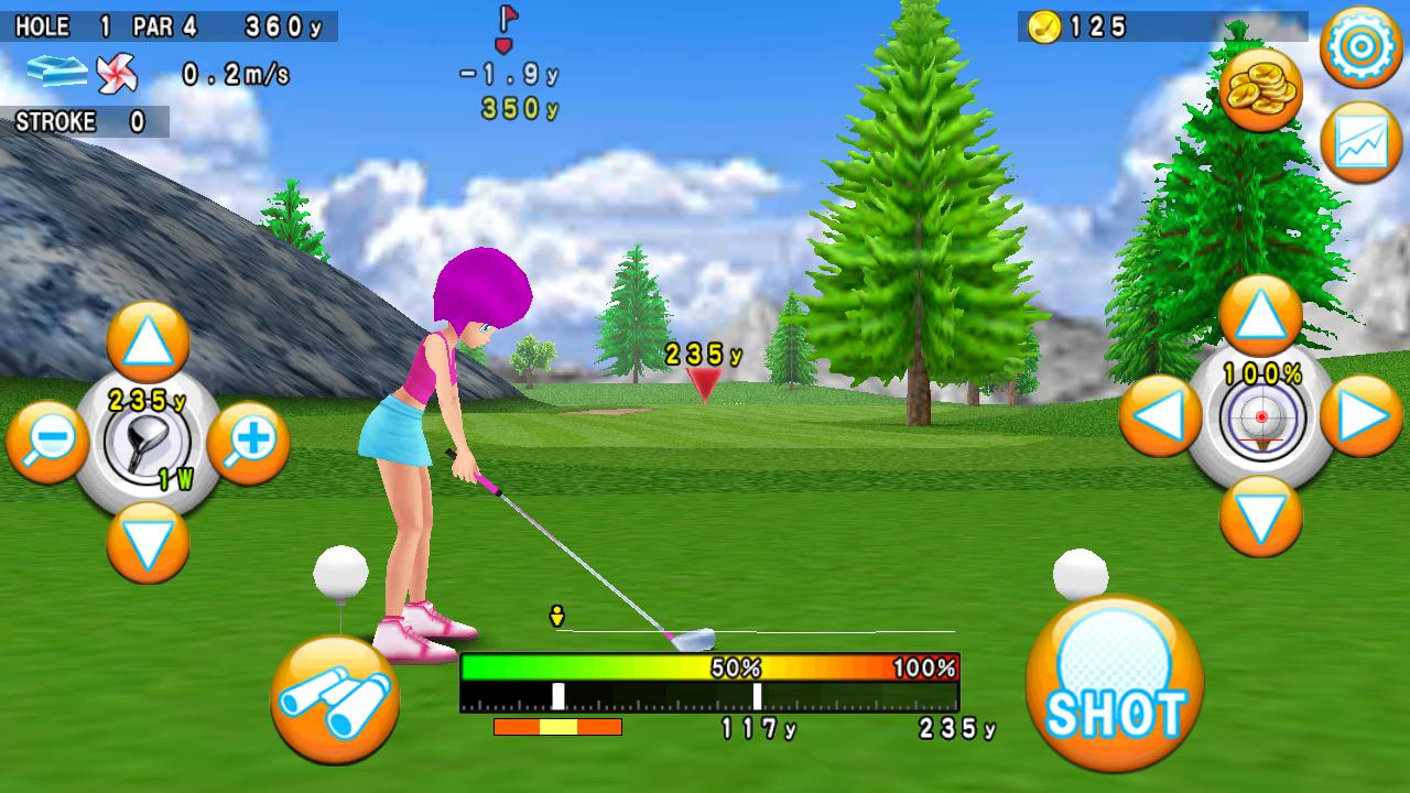 ゴルフモデラ♪Golfコースも作れる无料ゴルフゲームアプリ_截图_3