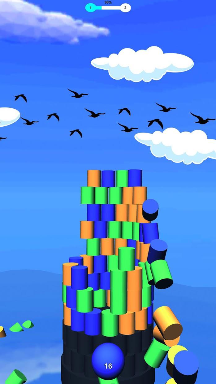 Color Stack Tower 2019 - Free Shooting Game_游戏简介_图3
