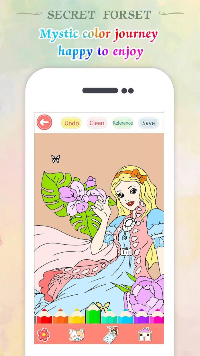 Girls Coloring Dreamland: Color & Draw_游戏简介_图2