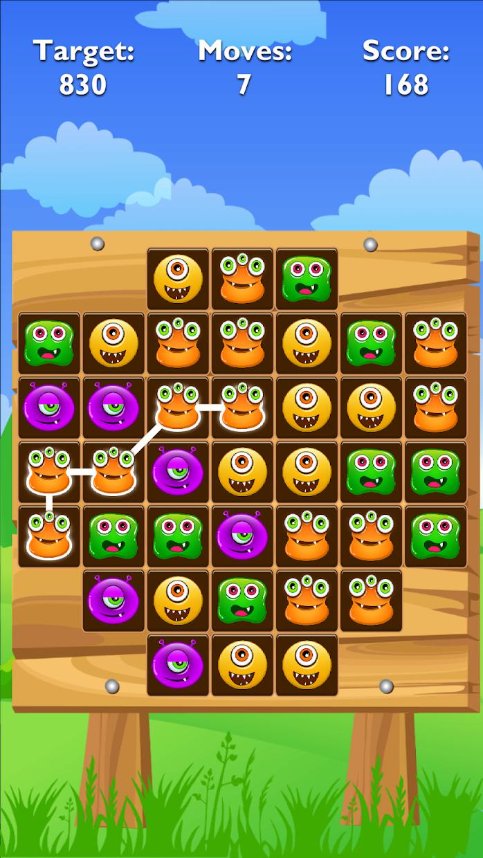 Connect Monsters Match Puzzle_游戏简介_图2