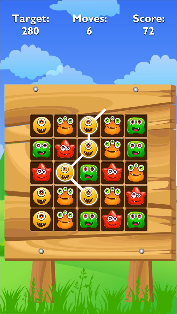 Connect Monsters Match Puzzle_游戏简介_图3