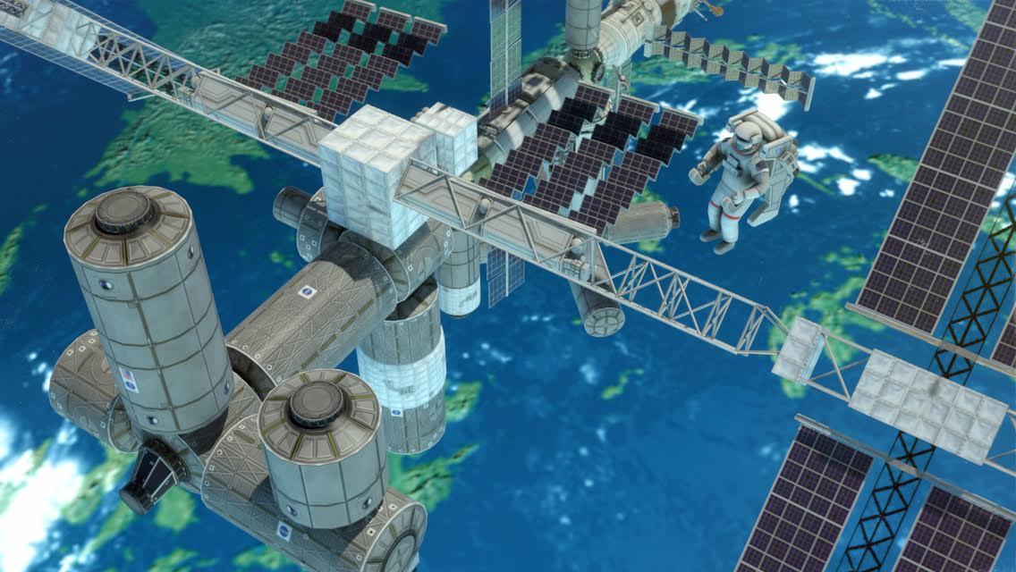 3D Space Walk Astronaut Simulator Shuttle Game_截图_2