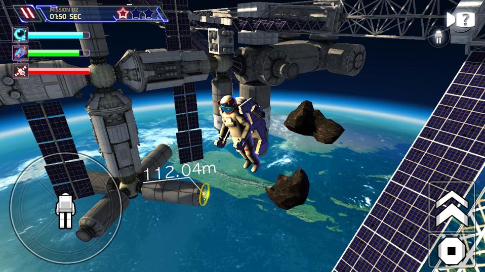 3D Space Walk Astronaut Simulator Shuttle Game_截图_4
