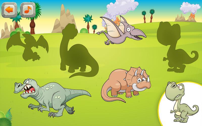 Dino World Kids Puzzle_截图_3