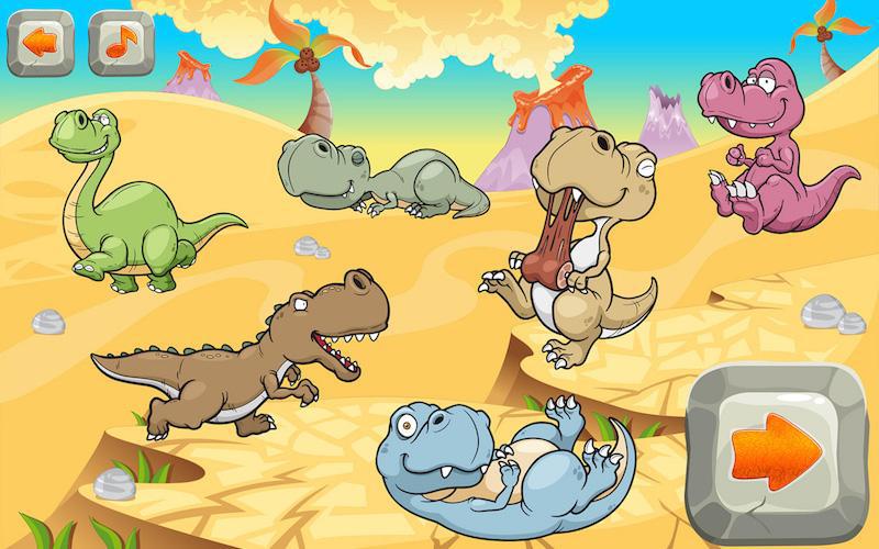 Dino World Kids Puzzle_截图_5