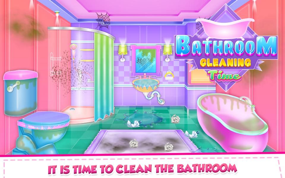 Bathroom Cleaning Time
