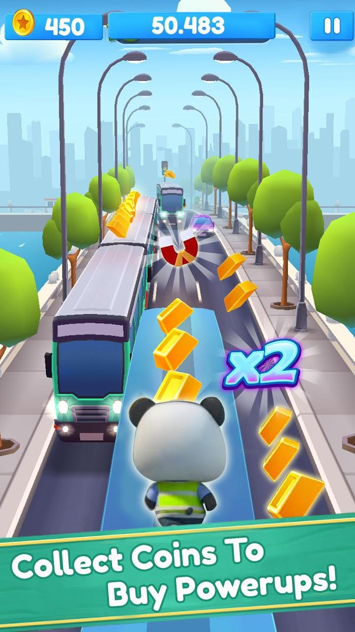 熊猫跑步冲刺