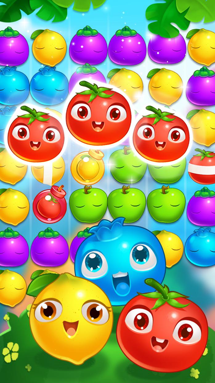 疯狂水果: 的3消游戏