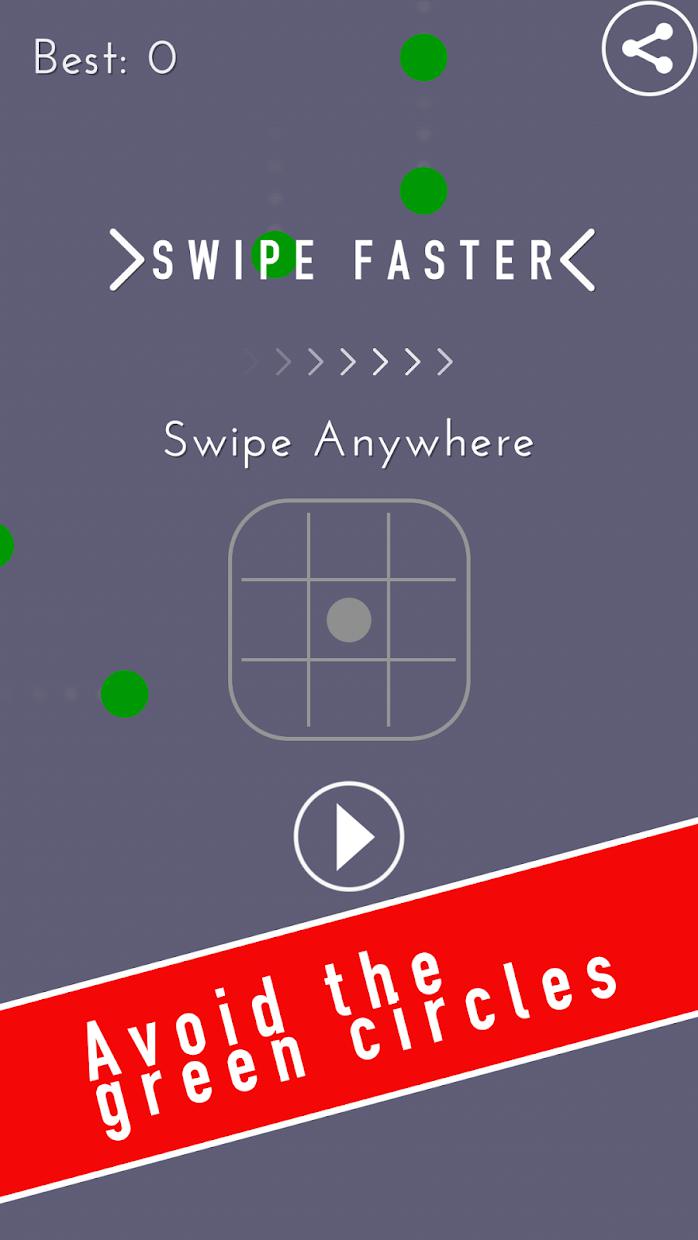 SWIPE FASTER - DOTS ARE MOVING