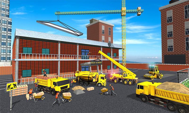 School Construction Site: Tower Crane Operator Sim_截图_3