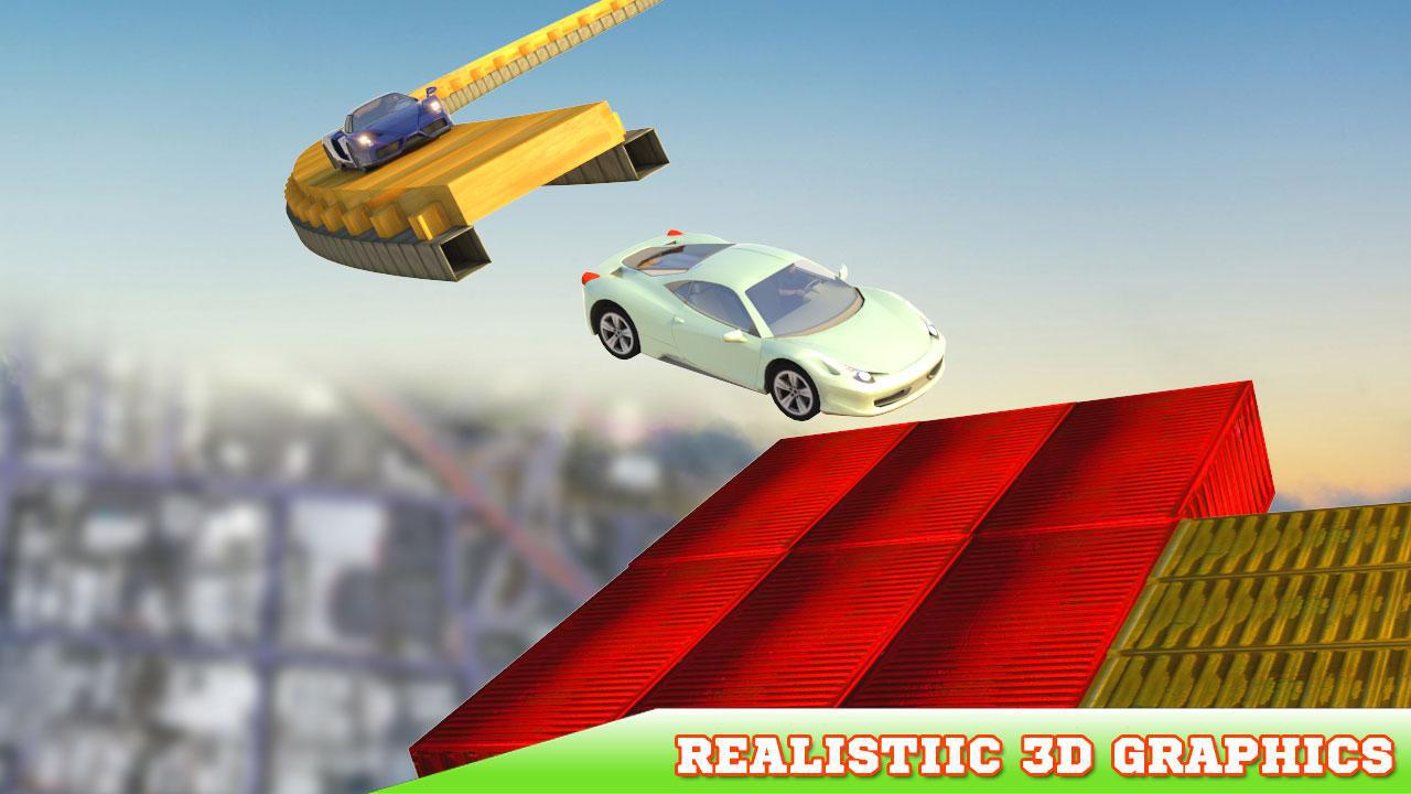Mega-ramp car driver simulator