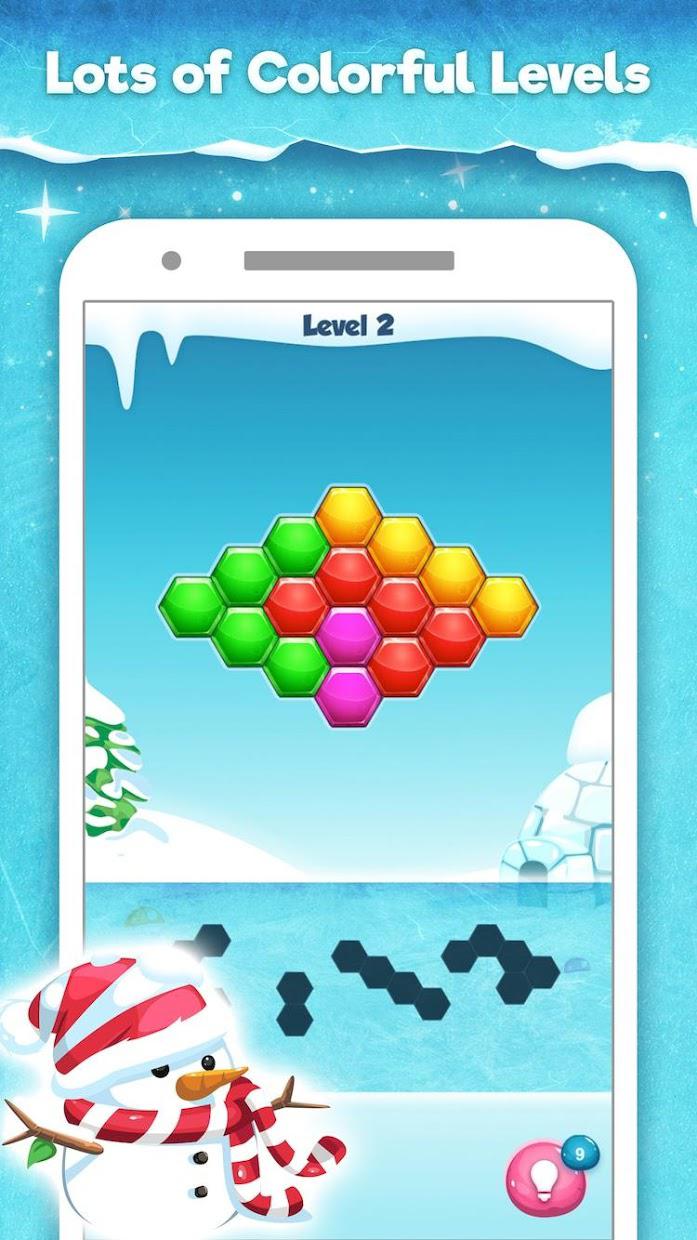Hexa Puzzle HD - Hexagon Match Game of Color Block_截图_3