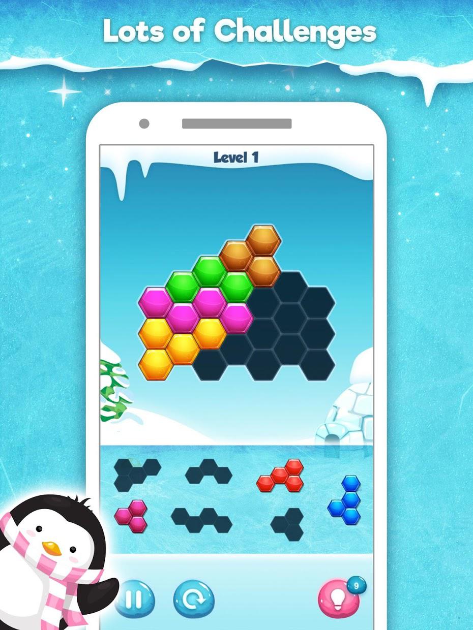 Hexa Puzzle HD - Hexagon Match Game of Color Block_截图_5