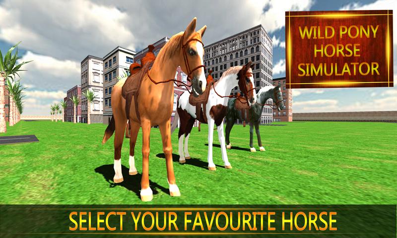 Wild Pony Horse Simulator 3D_截图_2