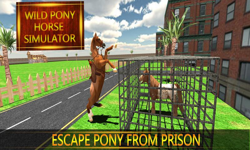 Wild Pony Horse Simulator 3D_截图_3