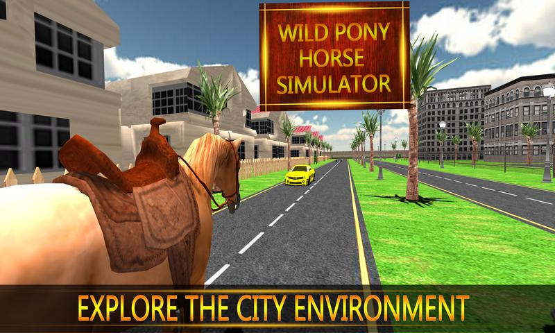 Wild Pony Horse Simulator 3D_截图_4
