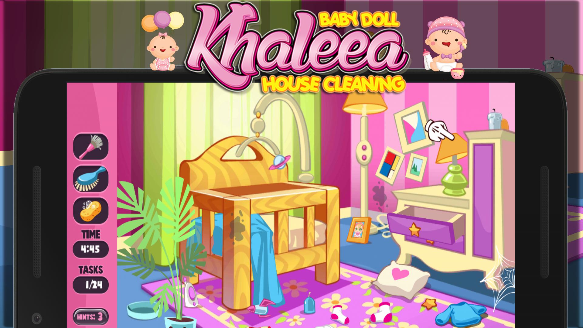 Khaleea - Baby Doll Cleaning House_游戏简介_图3