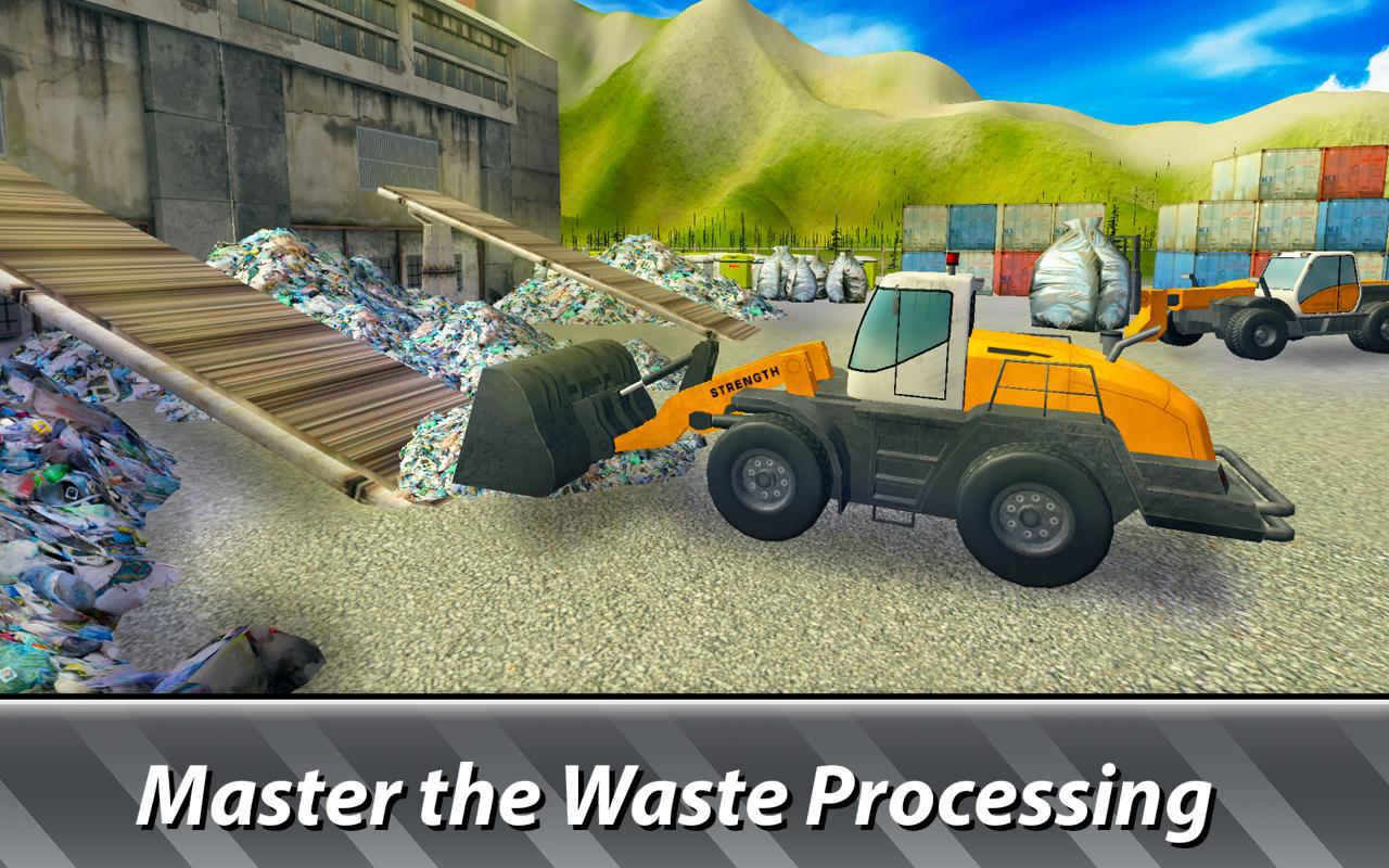 垃圾车模拟器 - 尝试垃圾场机器！_截图_3