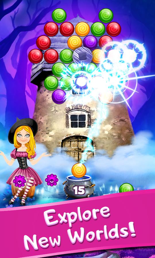 Alice in Magic Forest - Bubble Shooter_游戏简介_图2