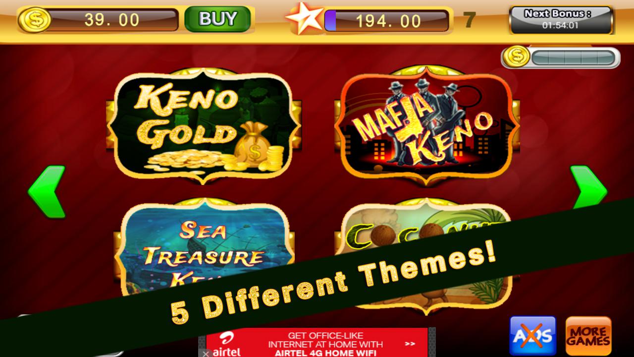 Lucky Numbers Keno Games Free_截图_3