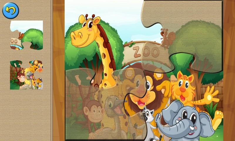 Zoo Animal Puzzles for Kids_截图_2