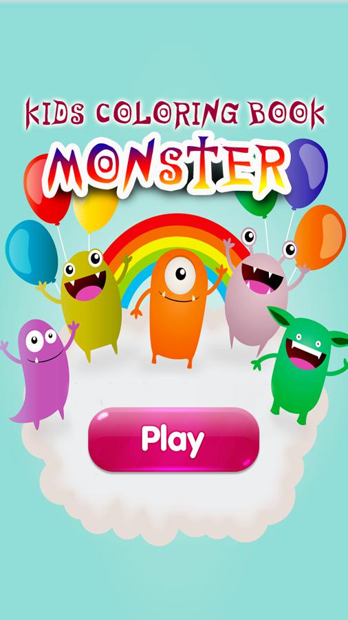 Monster Kids Coloring Book