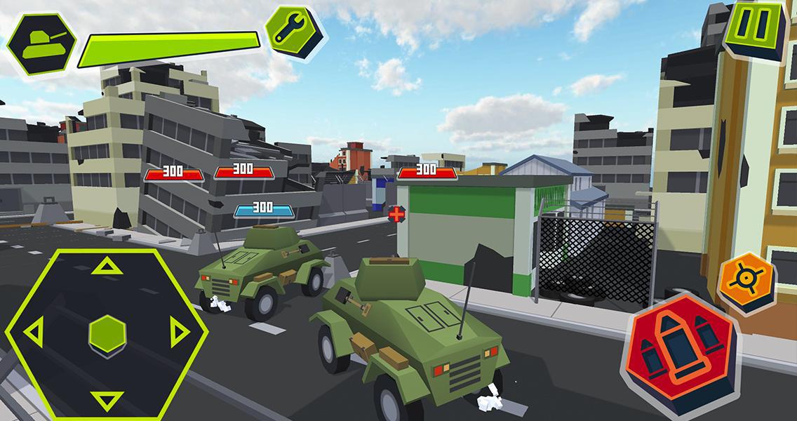 Cube Tanks - Blitz War 3D_截图_3