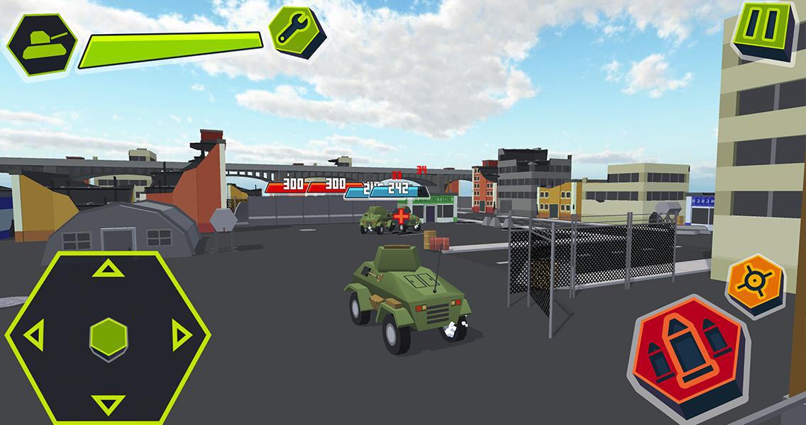 Cube Tanks - Blitz War 3D_截图_4