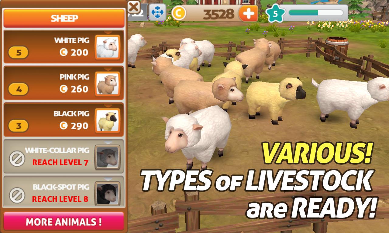 羊奶牛养殖场 Sheep Cow farm 3D_截图_4