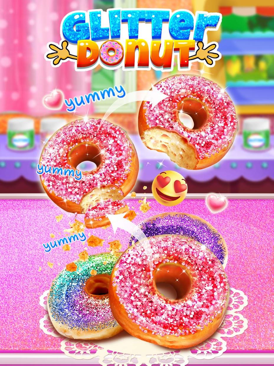 Glitter Donut - Trendy & Sparkly Food_截图_4