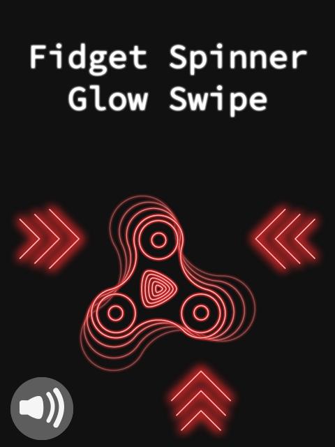 Fidget Spinner Glow Swipe Avoid