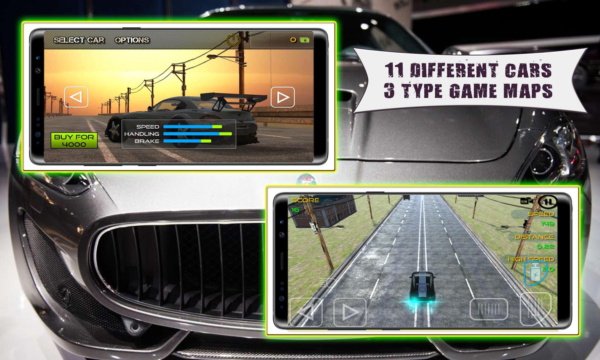 Luxury Car Game : Endless Traffic Race Game 3D_截图_4