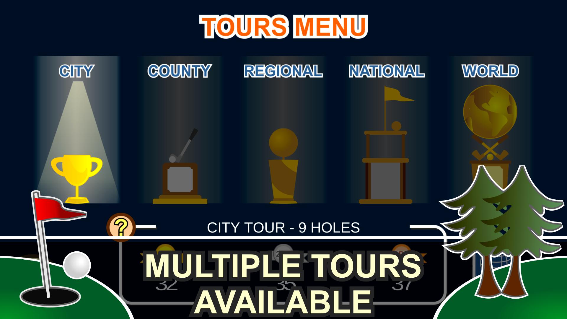 Mini Arcade Golf: Pocket Tours_截图_6