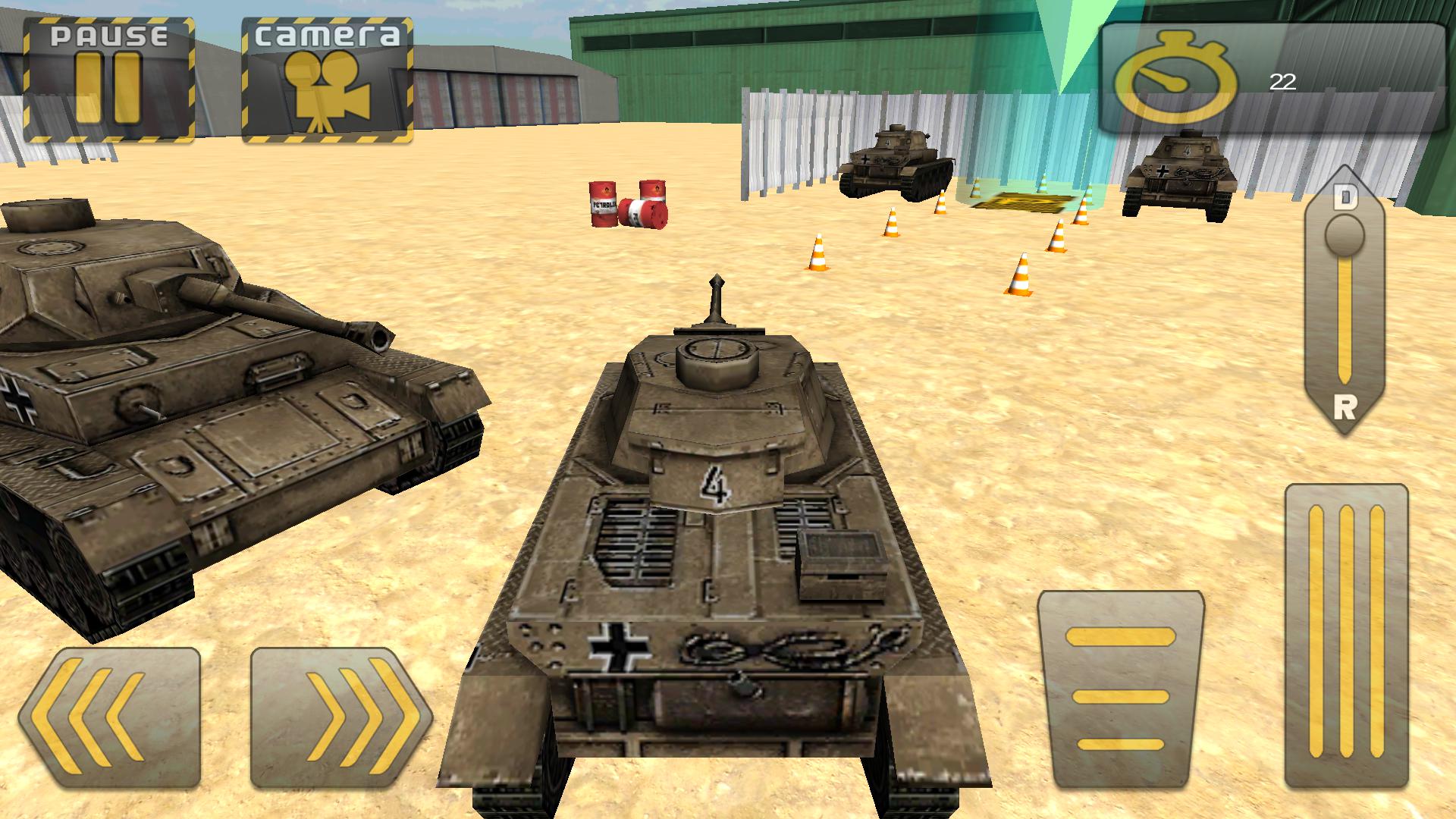 3D Army Tank Parking_截图_2