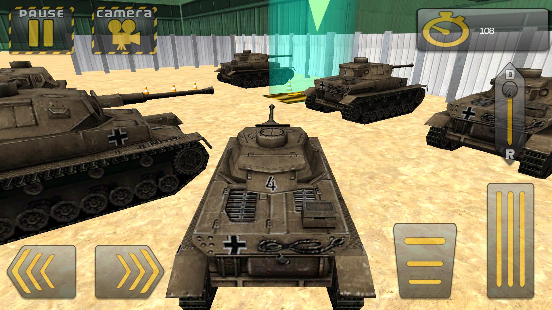 3D Army Tank Parking_截图_5