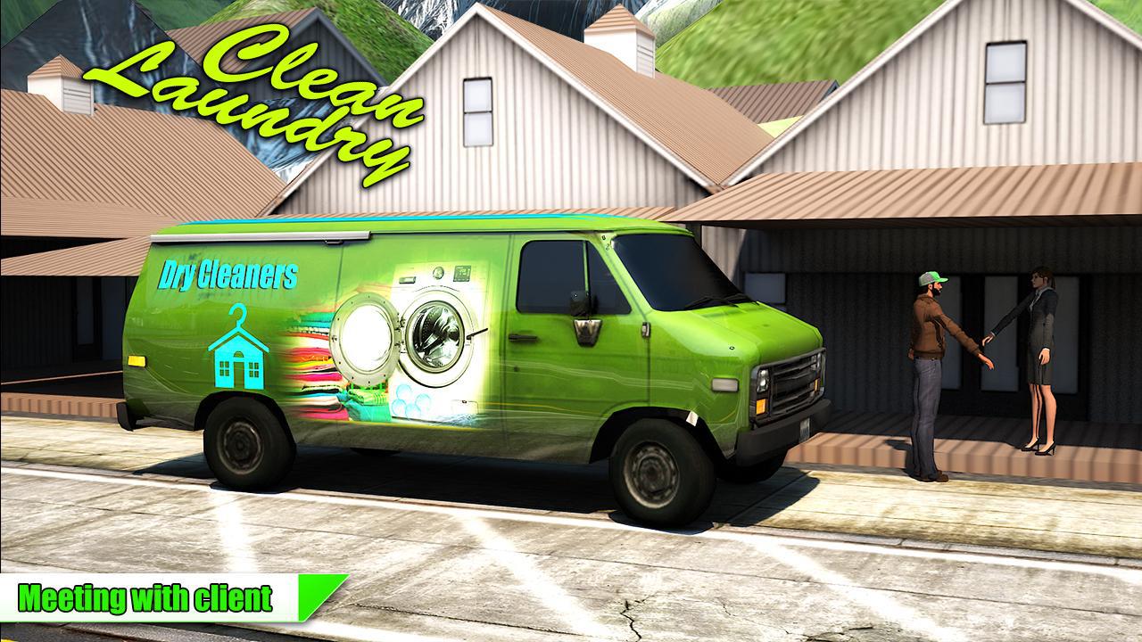Laundry Van Delivery Simulator 3D