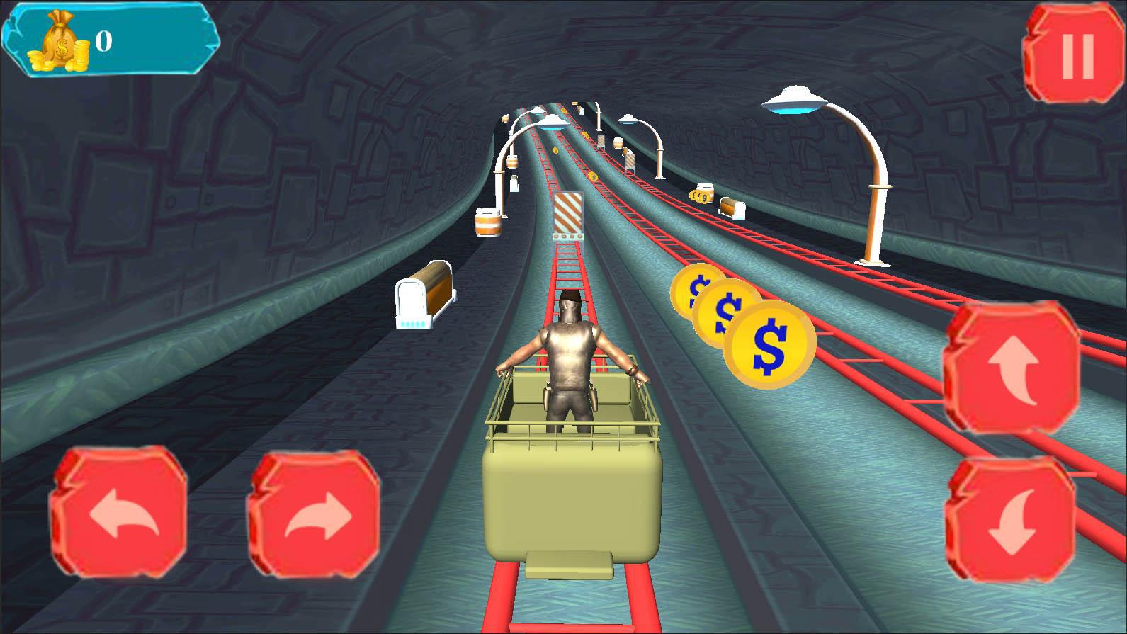 Gold Miner Speed Rail Rush 3D_截图_2