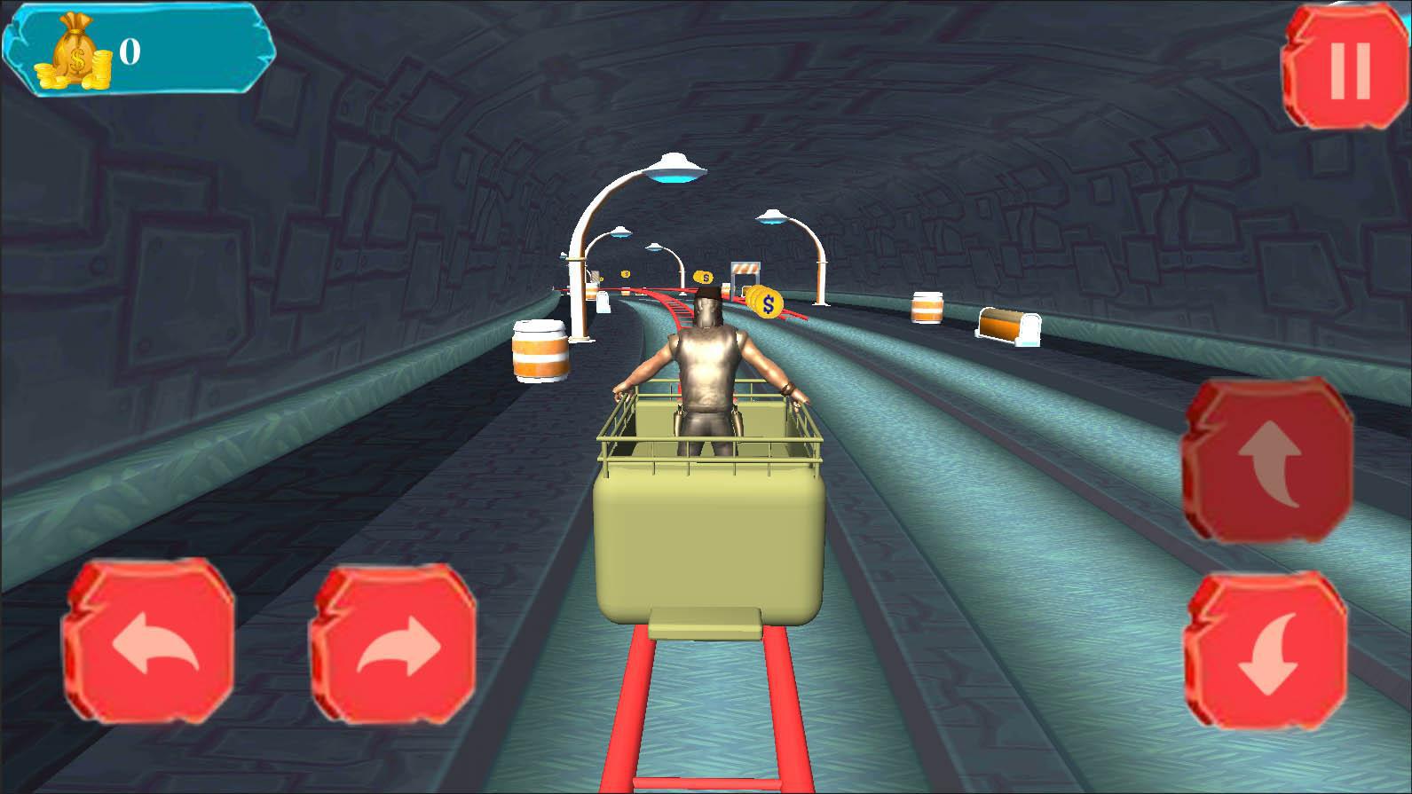 Gold Miner Speed Rail Rush 3D_截图_5