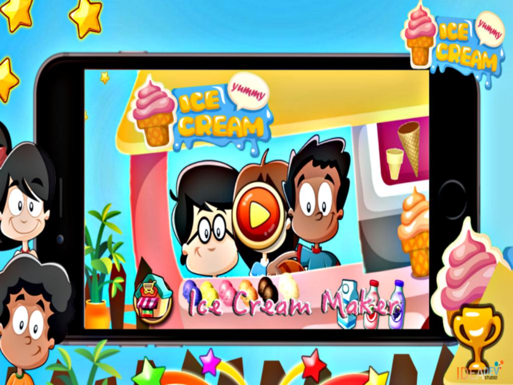 冰淇淋烹饪免费游戏_截图_5