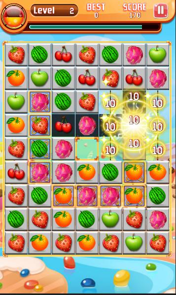 Fruit Candy Pop Match 3 2018_游戏简介_图3
