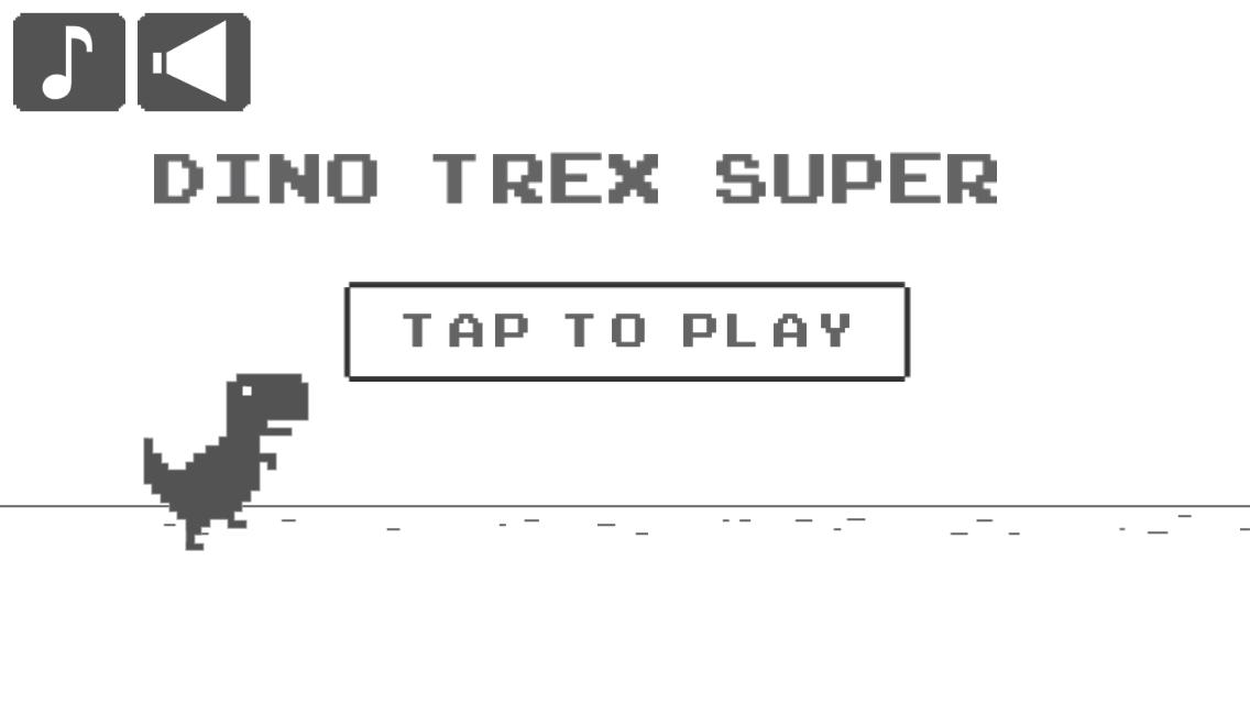 Dino T-Rex Super - Chrome Game