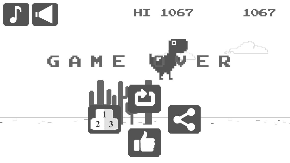 Dino T-Rex Super - Chrome Game_游戏简介_图3