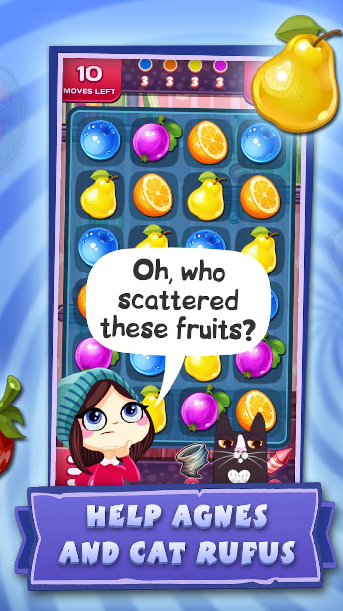 Delicious Fruit Puzzle: Match 3_截图_2