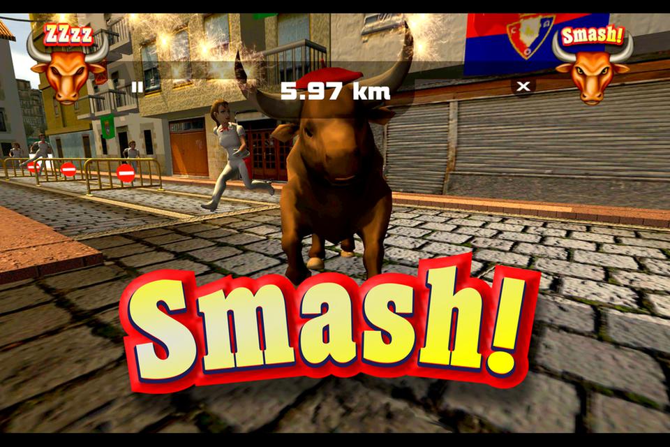 Pamplona Smash: Bull Runner_截图_5