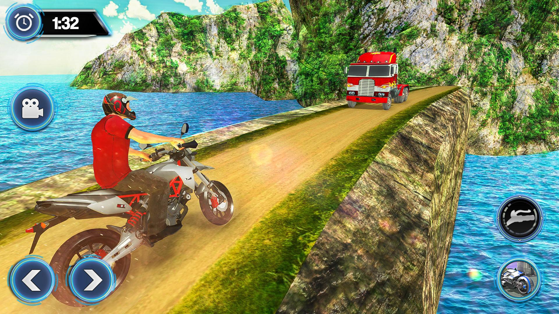 US Motorcycle Parking Off Road Driving Games_截图_4