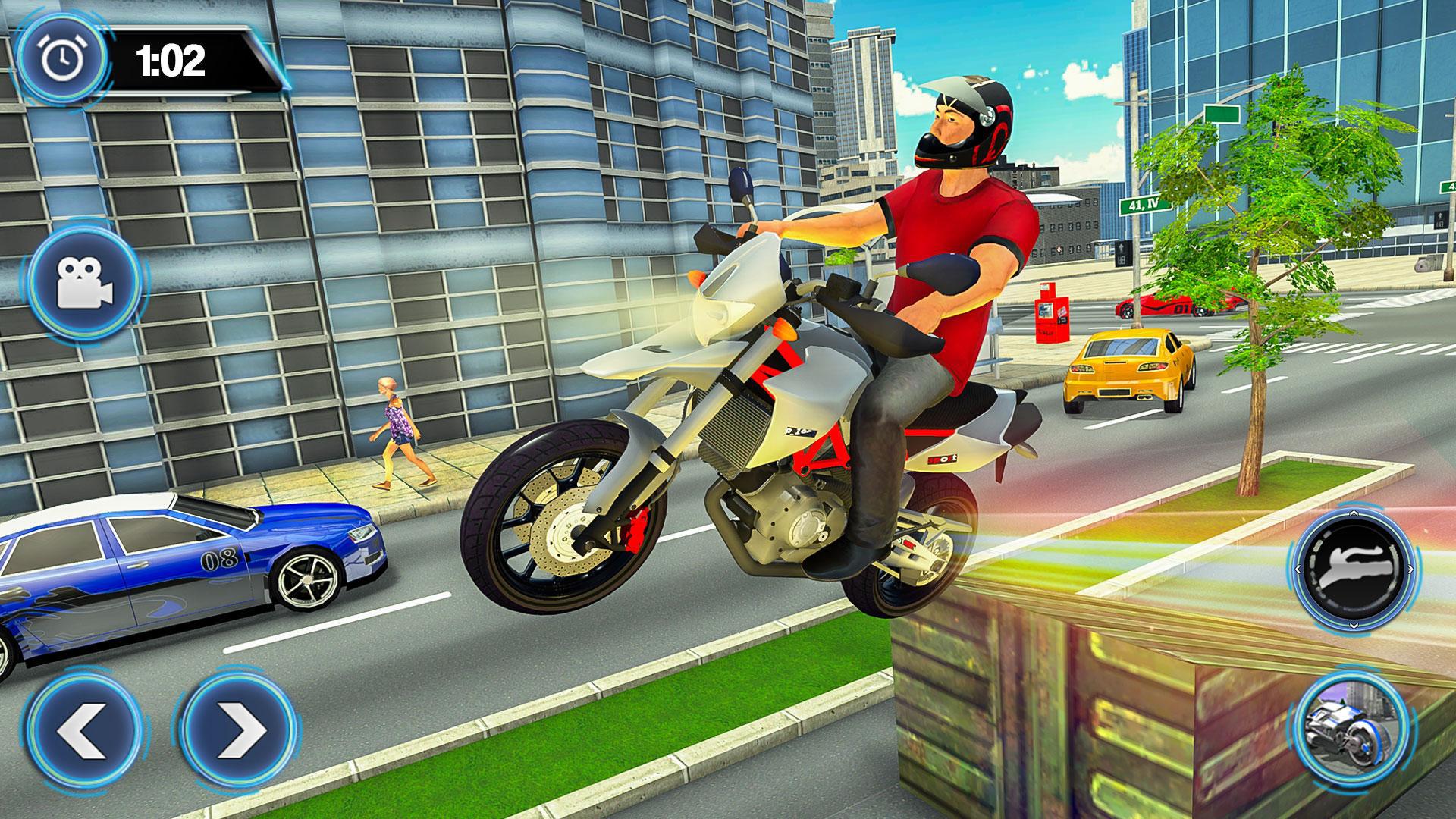 US Motorcycle Parking Off Road Driving Games_截图_5